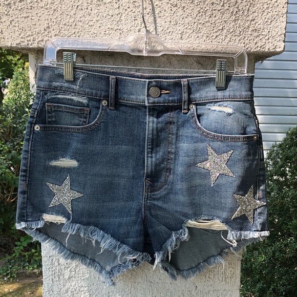 Express Pants - Express Shortie Extreme High Rise shorts NWOT
